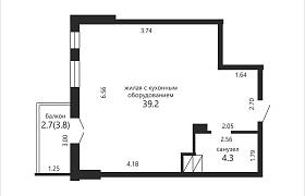 Продажа  квартиры, Минск, Дзержинского просп., 34