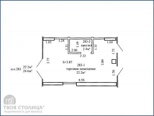 Торговые площади в аренду, Минск, Братская ул., 13 - фото 1 