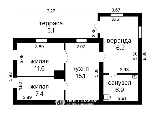дом, Голубица - фото 12 