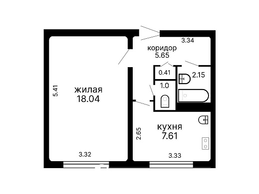 Сдаётся 1-комнатная квартира, Минск, Одоевского ул., 103 - фото 3 