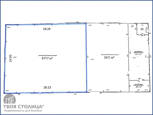 Склад в аренду, Колодищи, Промышленная ул., 14, к. а - фото 1 