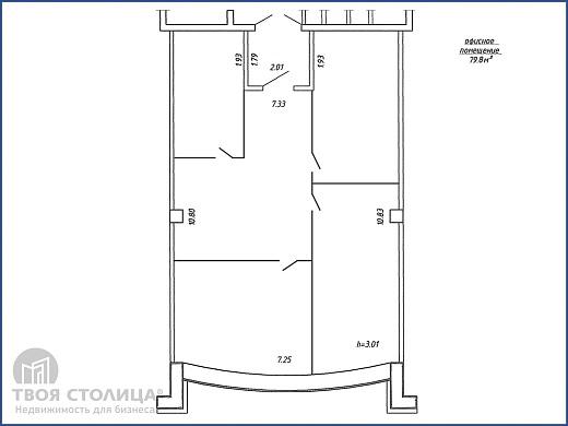Офис в аренду, Минск, Дзержинского просп., 104 - фото 1 
