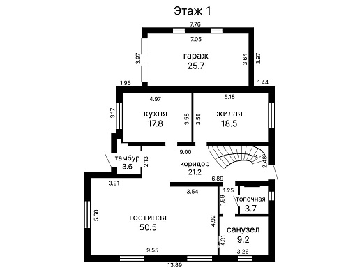 коттедж, Хатежино - фото 33 