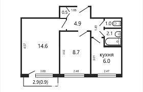 Продажа  квартиры, Минск, Рокоссовского просп., 51